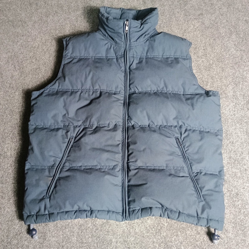 Vintage 90s Northwest Territory Down Puffer Vest Mens M Blue Outdoor 1996